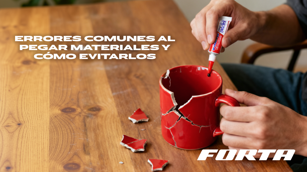 Errores comunes al pegar materiales y cómo evitarlos
